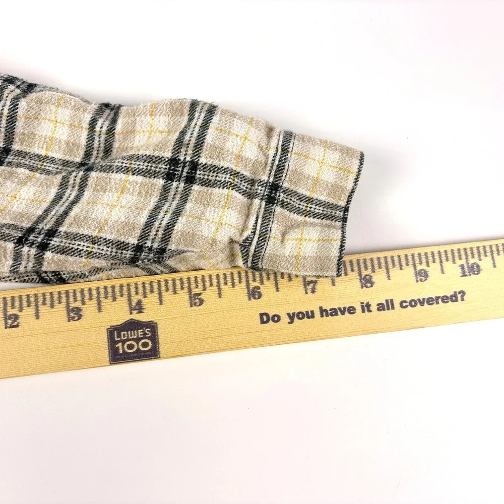 VTG‎ Y2K Winnie the Pooh Flannel Shirt Kids Toddler 3T Embroidered Turtle Green